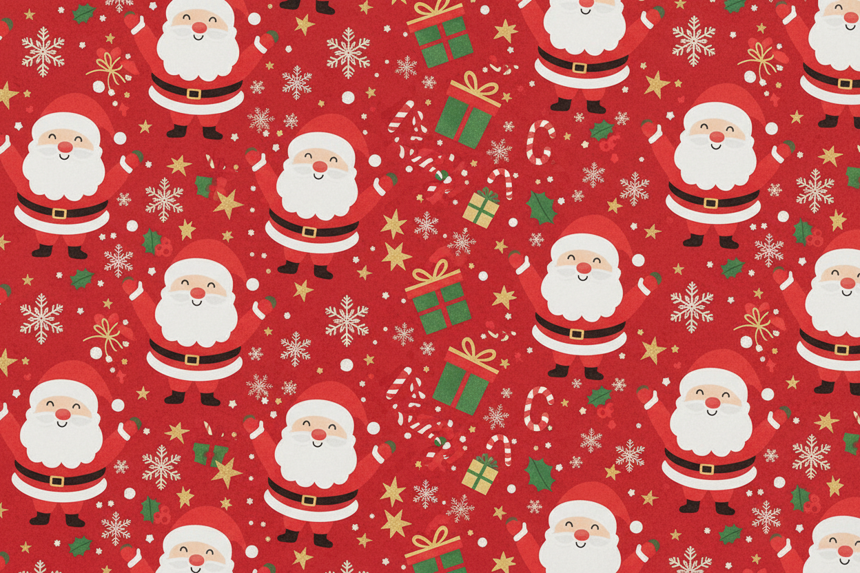 RED SANTA RAPING PAPPER