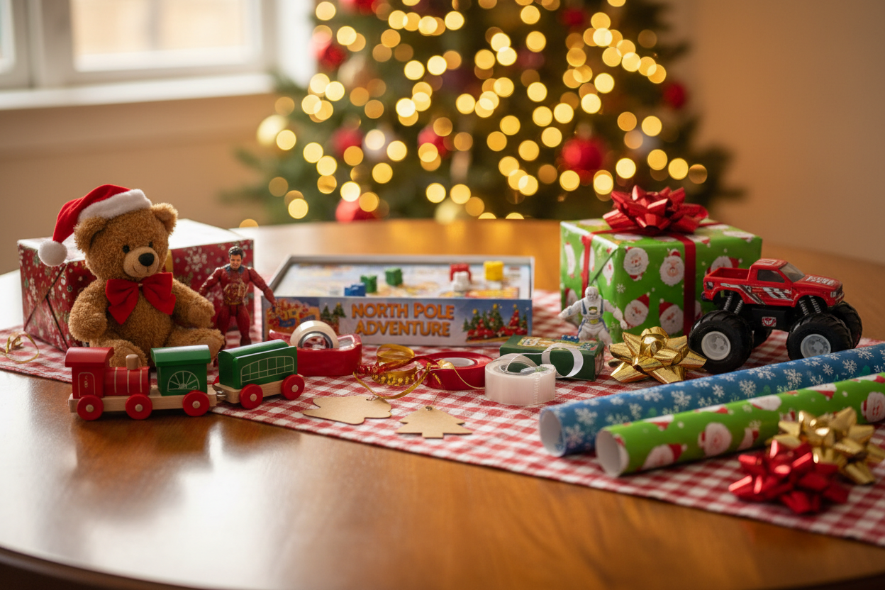 TOYS TO RAP FOR CHRISTMAS